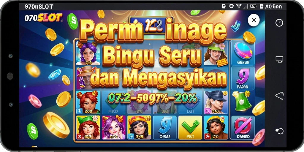 Tampilan seru dari gameplay Bingo di 070SLOT.