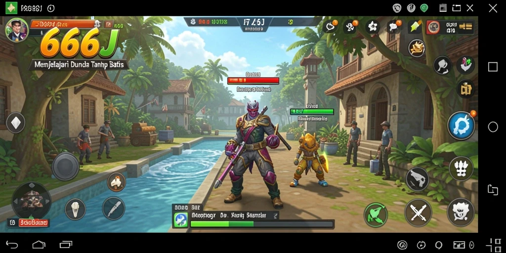 Tangkapan layar dari gameplay 666J yang penuh petualangan Open World.