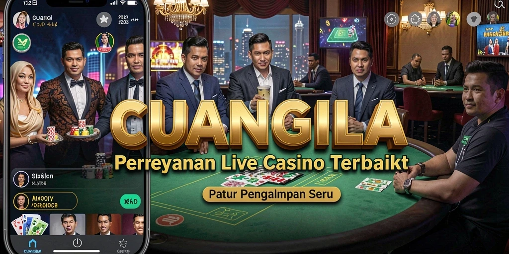 Tampilan gameplay Live Casino yang mendebarkan di CUANGILA.