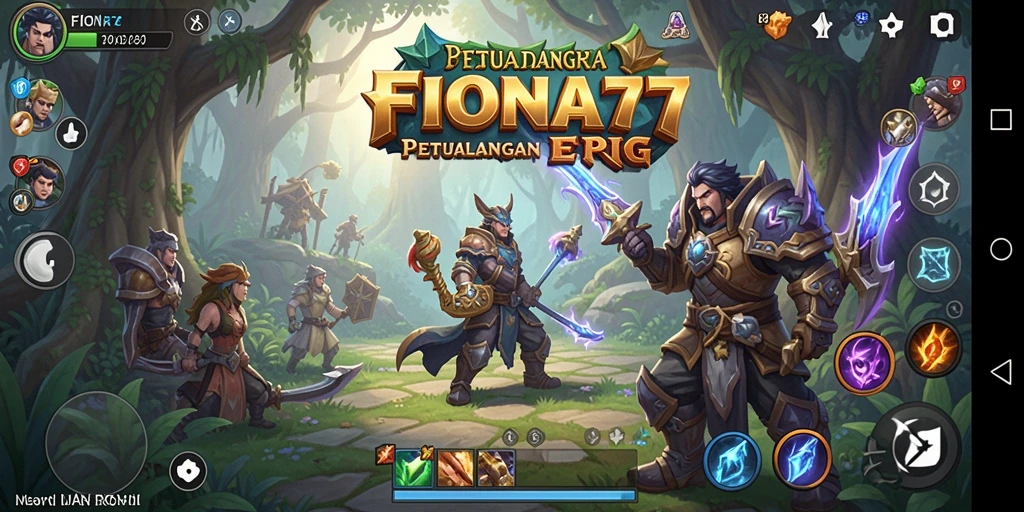 Gameplay menarik dengan petualangan seru dalam FIONA77.