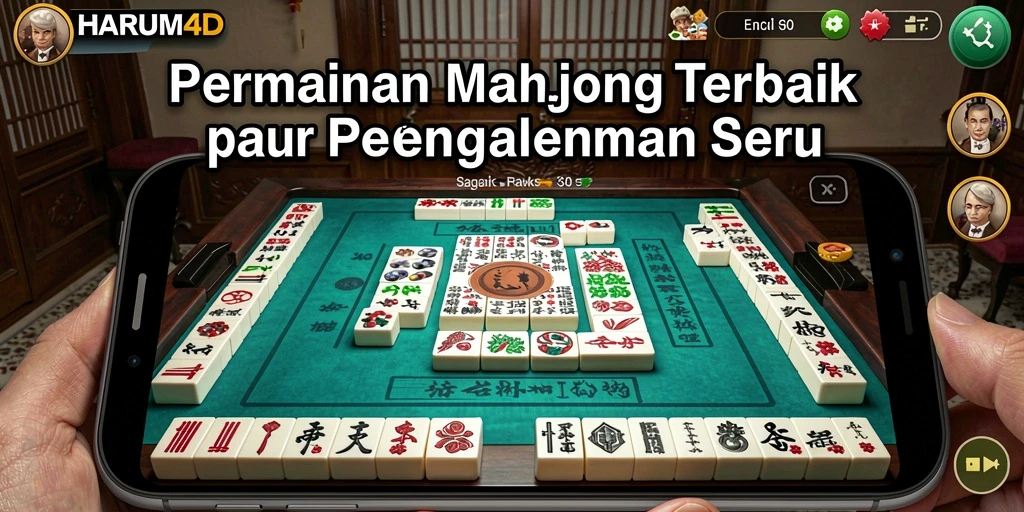 Tampilan gameplay Mahjong yang menarik dari HARUM4D.