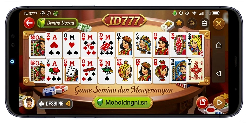Tampilan gameplay seru dan menantang dari ID777.