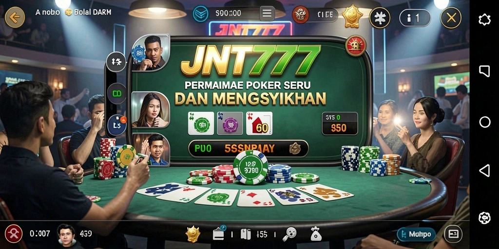 Tampilan gameplay menarik dari JNT777 yang seru.