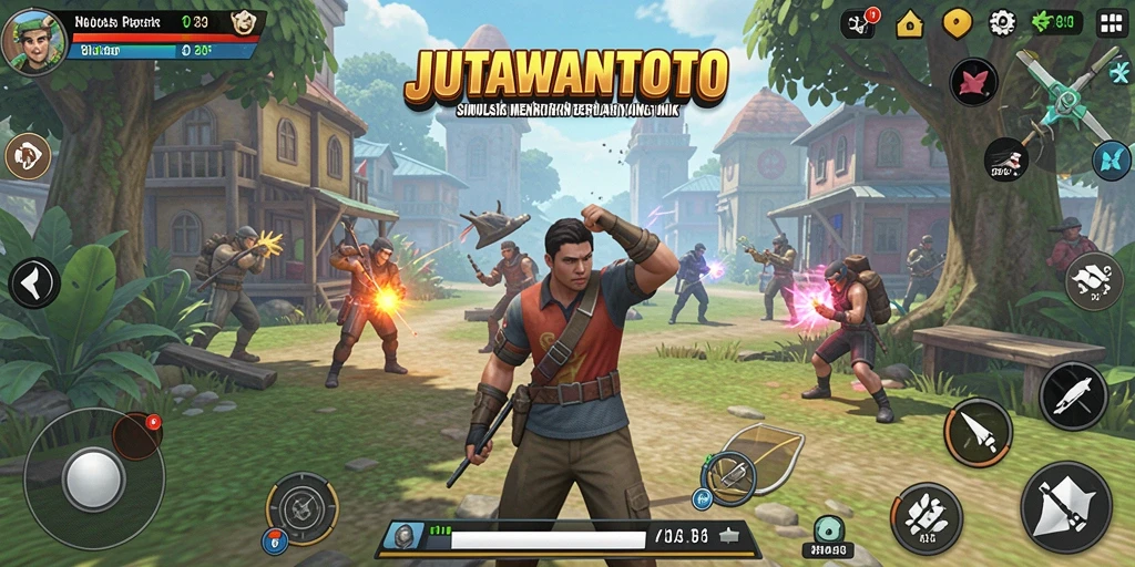 Screenshot utama dari JUTAWANTOTO menampilkan momen gameplay yang imersif.