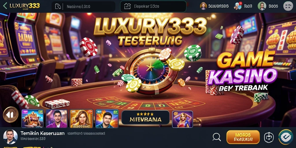 Tampilan gameplay menarik dari LUXURY333 dengan banyak pilihan permainan Kasino.