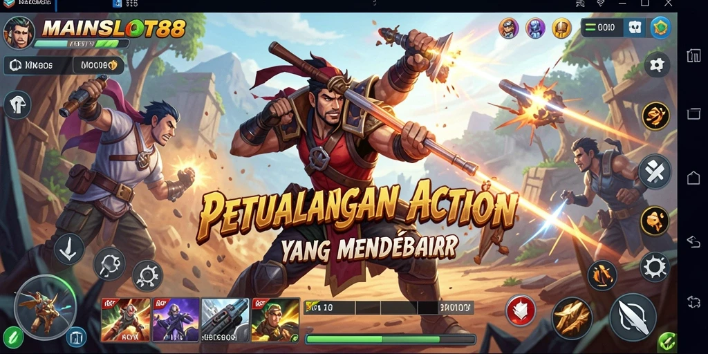 Tampilan gameplay MAINSLOT88 yang mengasyikkan dan penuh aksi.