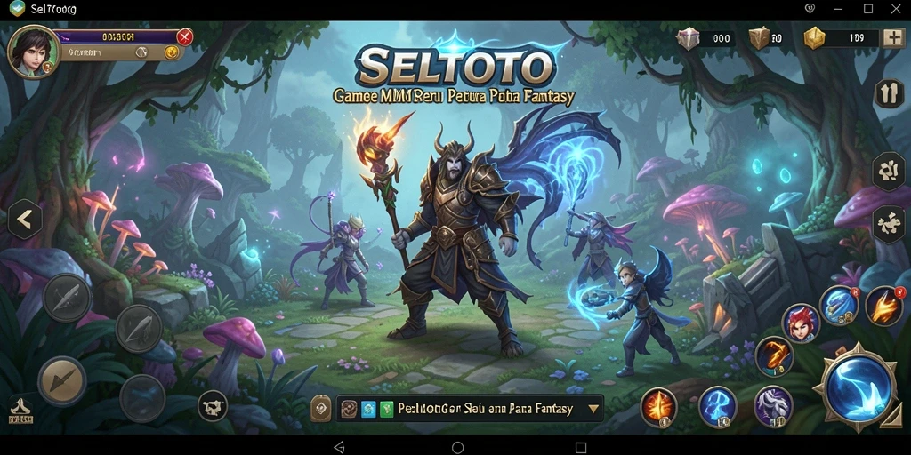 Tampilan gameplay menarik di dunia fantasi SELTOTO.