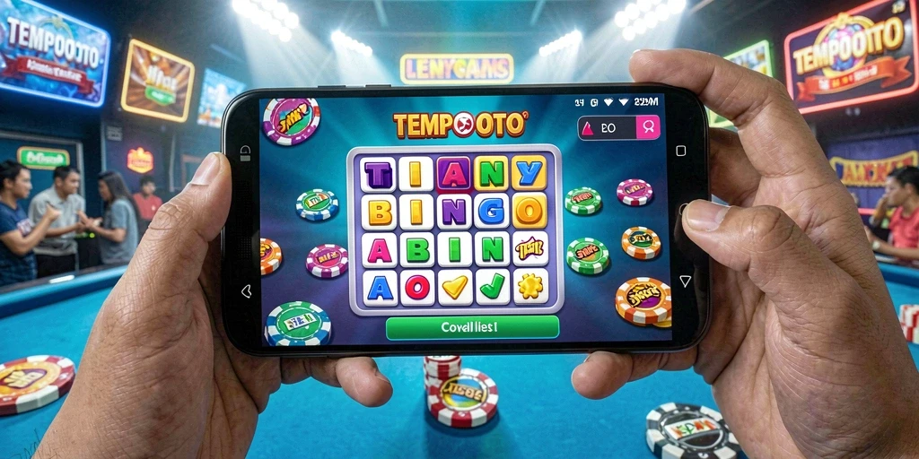 Tampilan gameplay seru dari TEMPOTOTO dengan pemain yang antusias.
